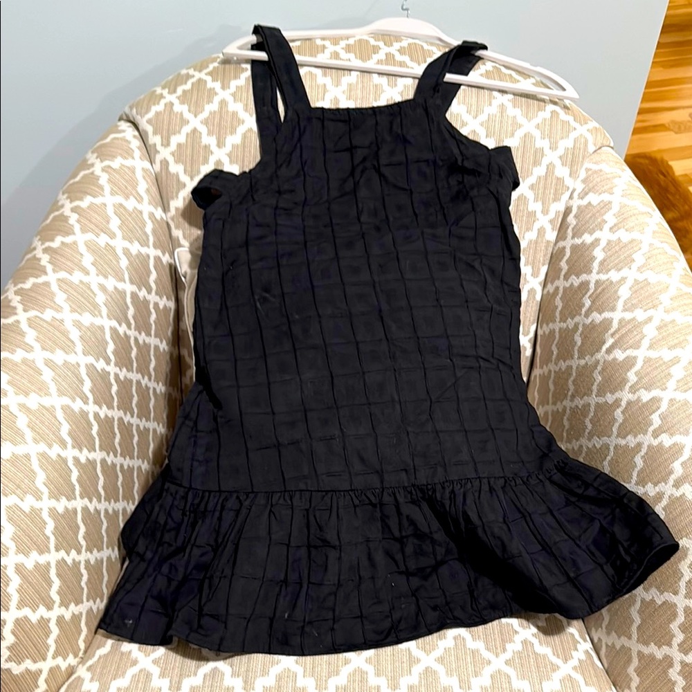 ASOS Petite Black Textured Dress